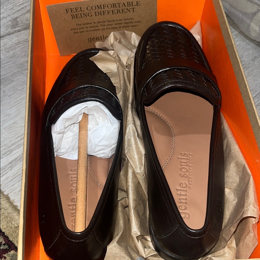 Gentle Souls Rich Brown Women's Loafers